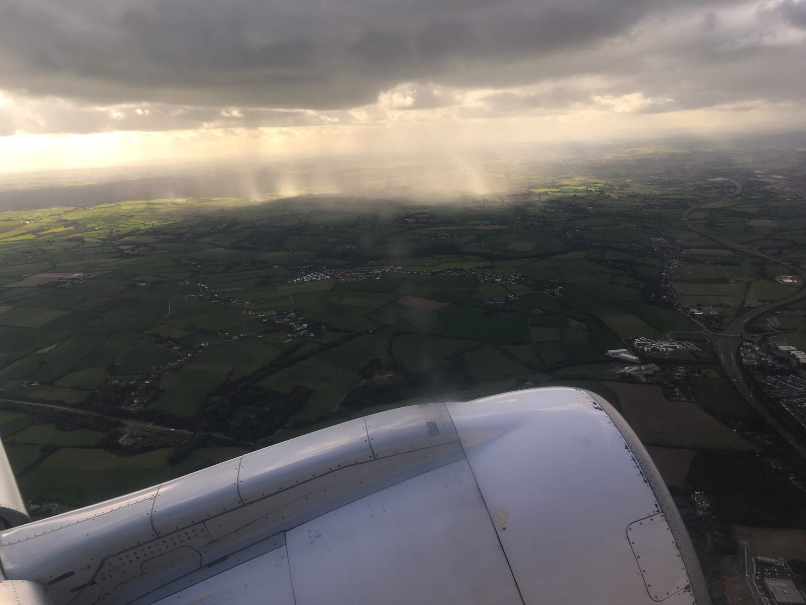 Anflug auf Cork