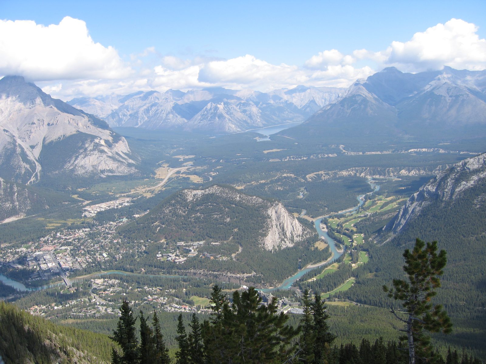 Blick auf Banff