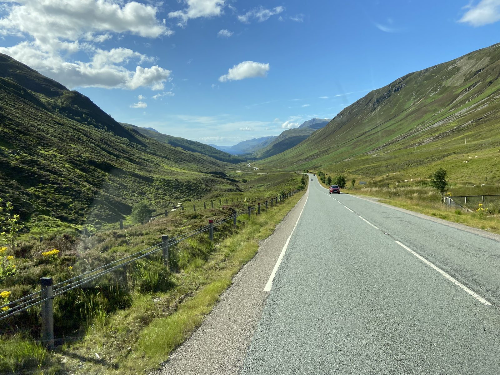 Straße bei Ullapool